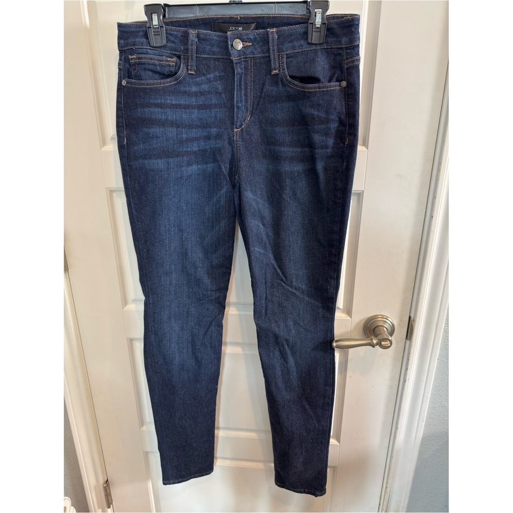 Joe's Jeans Womens The Skinny Jeans Dark Indigo Blue Stretch Size 30